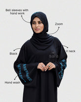Simple Maxi Abaya in Black